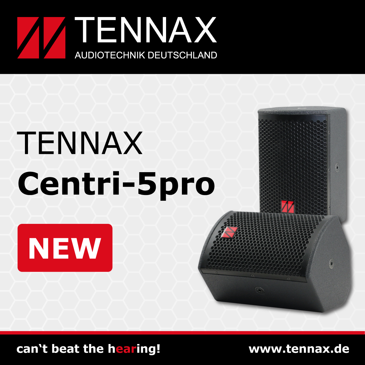 TENNAX erweitert die Produktpalette mit Centri-5pro